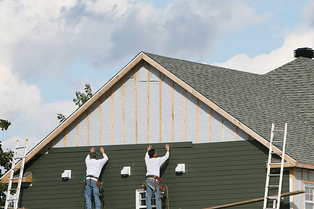 Professional Siding Repair technician working in Pine Lake, GA